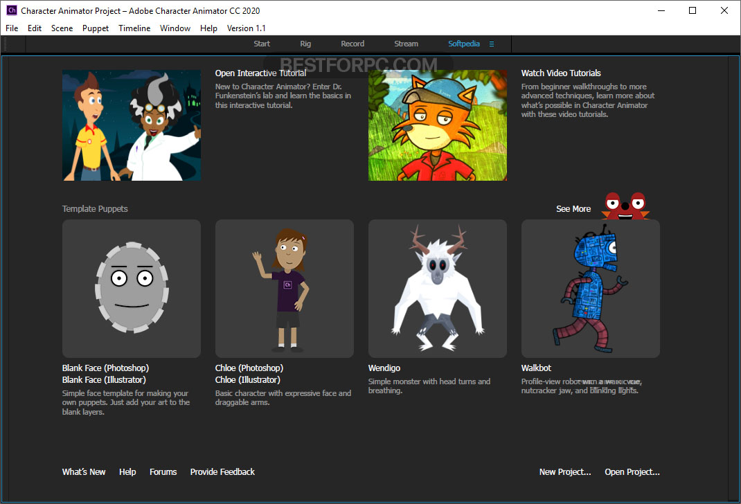 Adobe Character Animator CC Free Download [Latest 2022] for Windows 11, 10,  8, 7 x64 x86