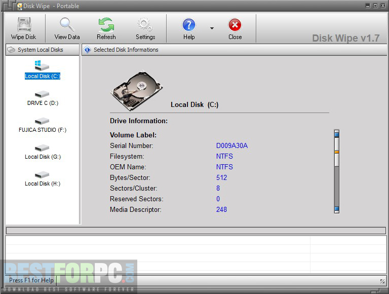 Disk Wipe Free Download